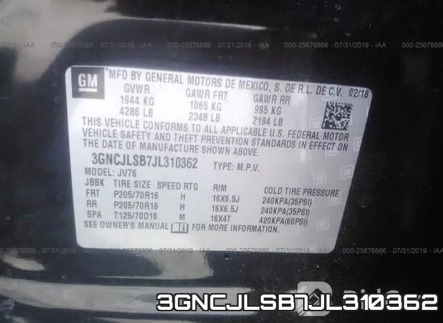 3GNCJLSB7JL310362 фото 10