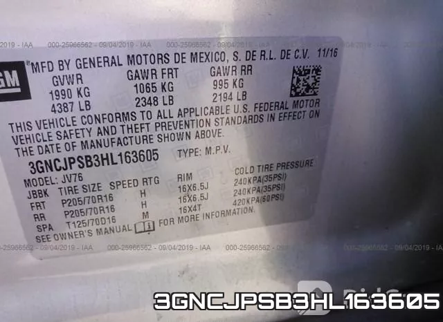 3GNCJPSB3HL163605 фото 10