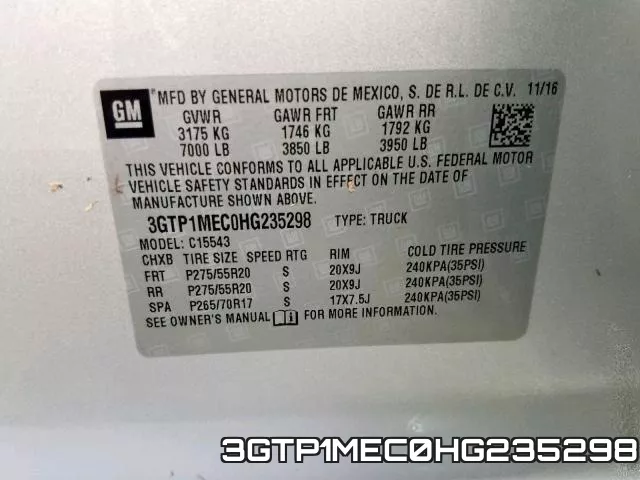 3GTP1MEC0HG235298 фото 2