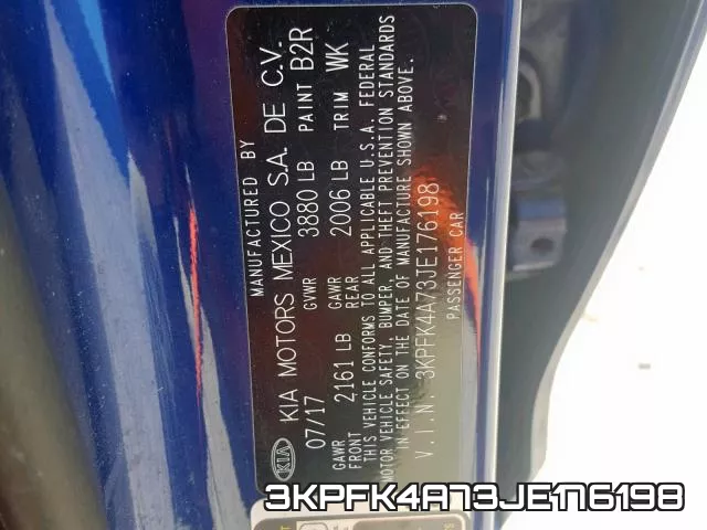 3KPFK4A73JE176198 фото 2