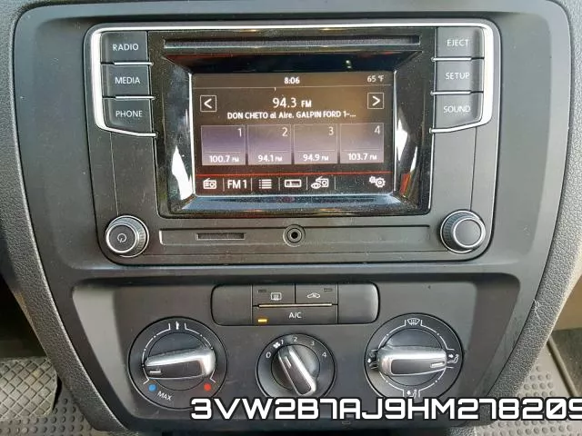 3VW2B7AJ9HM278209 фото 10
