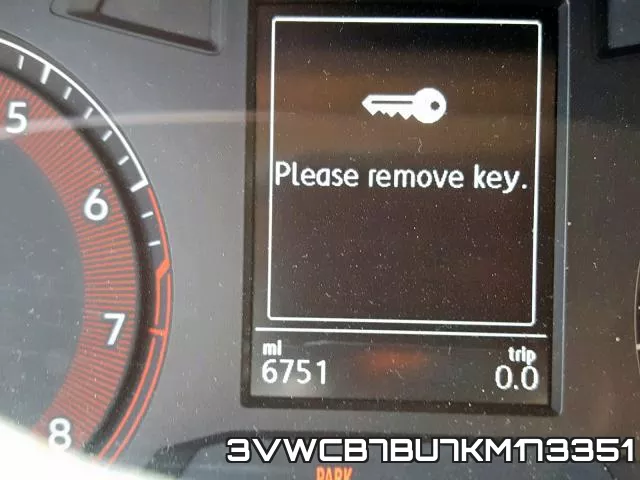 3VWCB7BU7KM173351 фото 9