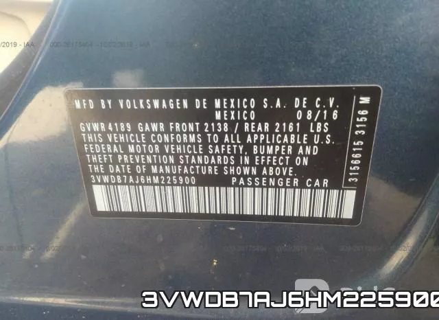 3VWDB7AJ6HM225900 фото 10