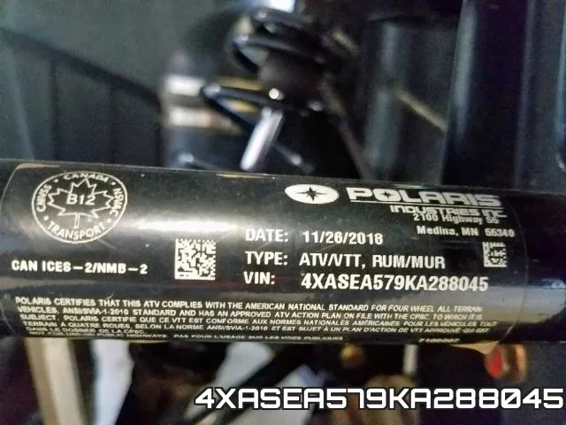 4XASEA579KA288045 фото 2