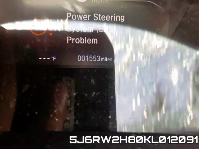 5J6RW2H80KL012091 фото 9