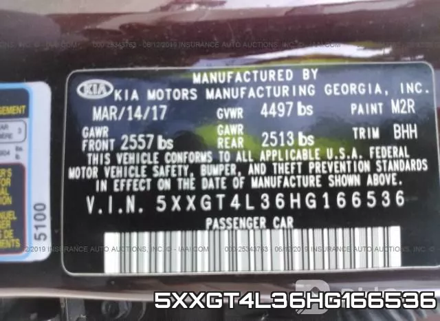 5XXGT4L36HG166536 фото 9