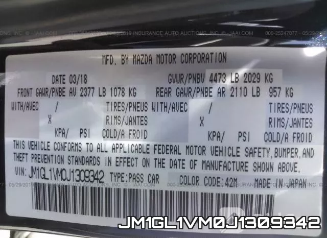 JM1GL1VM0J1309342 фото 10