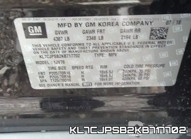 KL7CJPSB2KB717702 фото 10