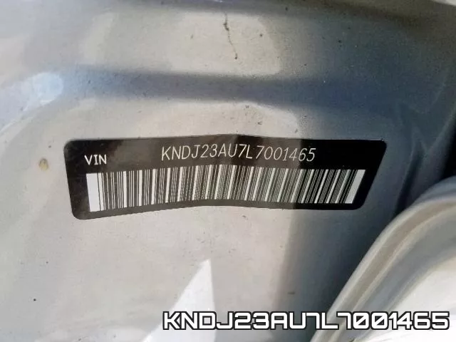 KNDJ23AU7L7001465 фото 2