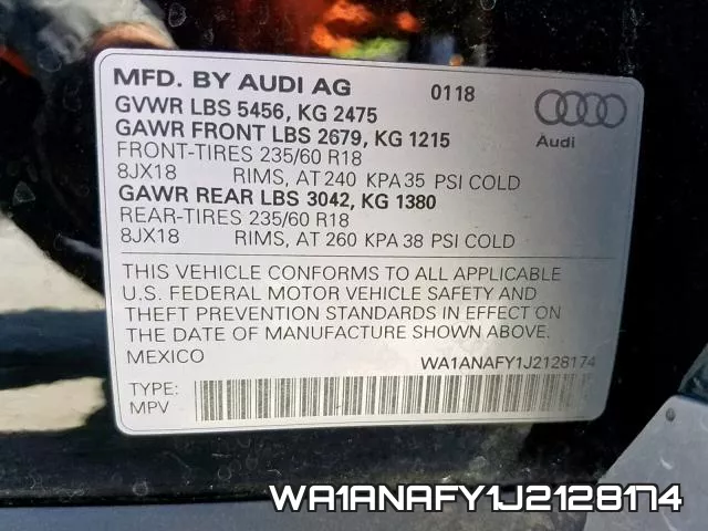 WA1ANAFY1J2128174 фото 2