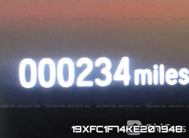 19XFC1F74KE207948 фото 8