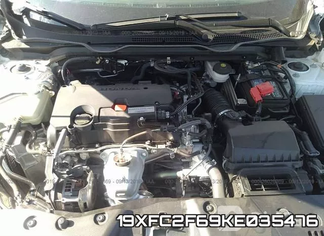 19XFC2F69KE035476 фото 2