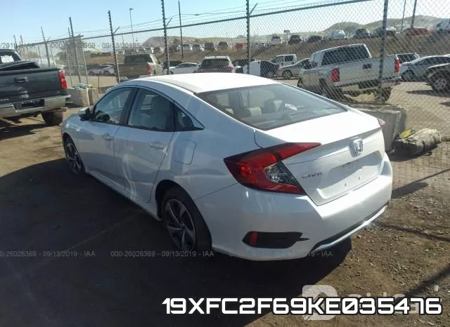 19XFC2F69KE035476 фото 4