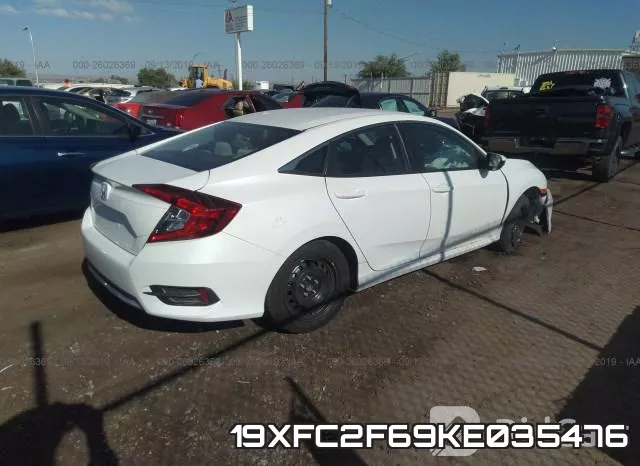 19XFC2F69KE035476 фото 5