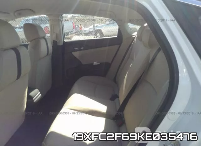 19XFC2F69KE035476 фото 9