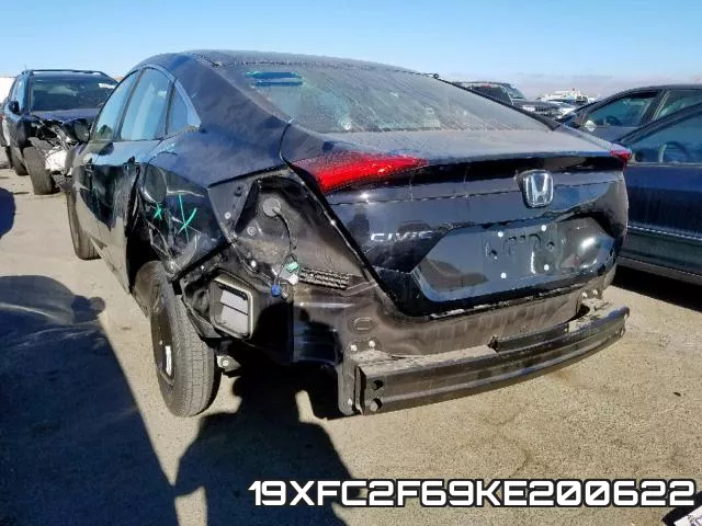 19XFC2F69KE200622 фото 4