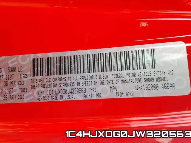 1C4HJXDG0JW320563 фото 2