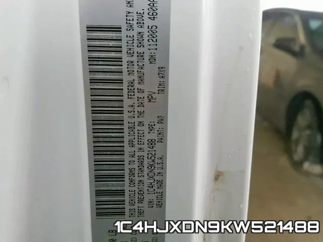 1C4HJXDN9KW521488 фото 2