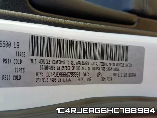 1C4RJEAG6HC788984 фото 2