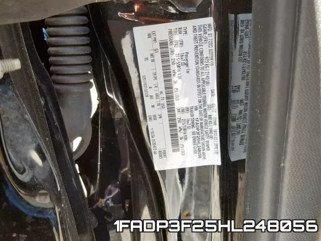 1FADP3F25HL248056 фото 2