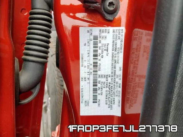 1FADP3FE7JL277378 фото 2