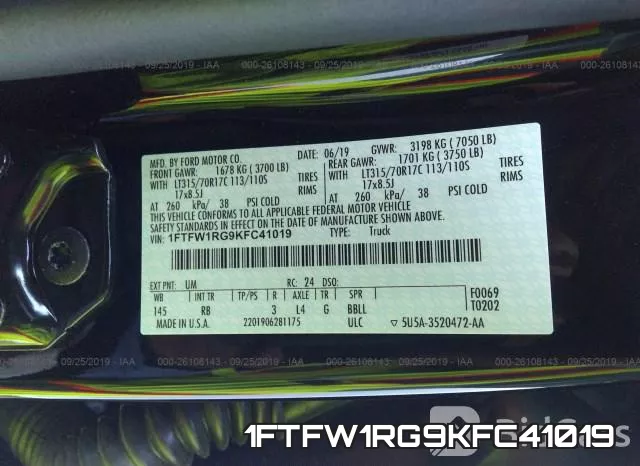 1FTFW1RG9KFC41019 фото 10