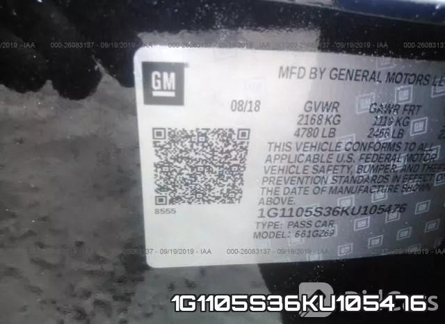 1G1105S36KU105476 фото 10