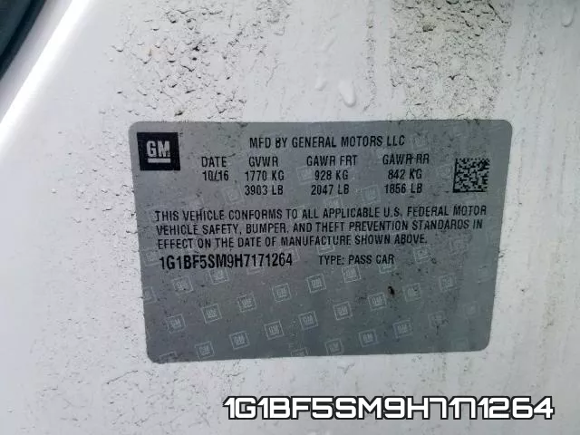 1G1BF5SM9H7171264 фото 2