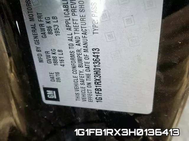 1G1FB1RX3H0136413 фото 2