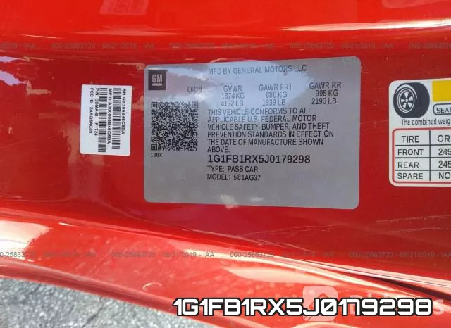 1G1FB1RX5J0179298 фото 10