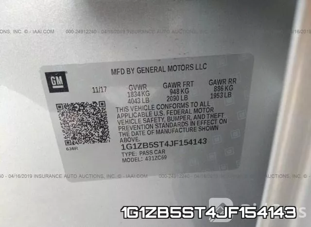 1G1ZB5ST4JF154143 фото 10