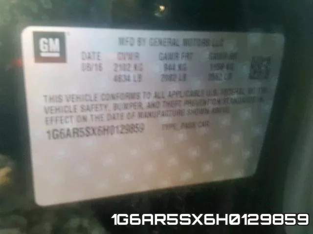 1G6AR5SX6H0129859 фото 2