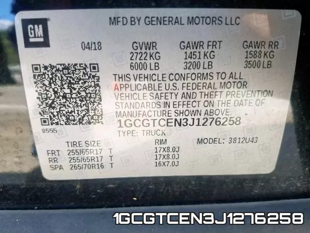 1GCGTCEN3J1276258 фото 2