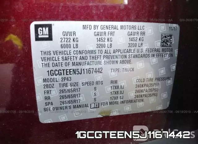 1GCGTEEN5J1167442 фото 10