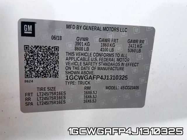 1GCWGAFP4J1310325 фото 2