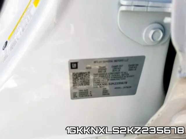 1GKKNXLS2KZ235678 фото 2