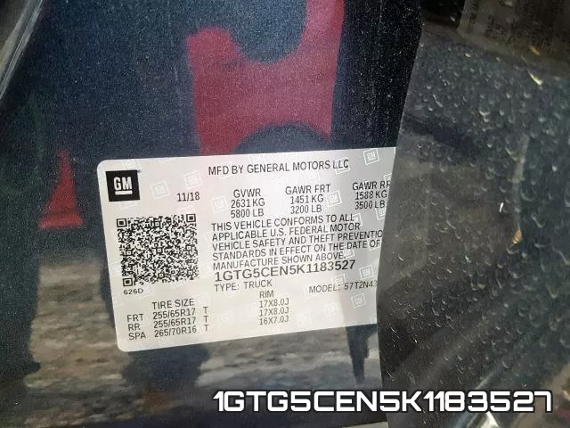 1GTG5CEN5K1183527 фото 2