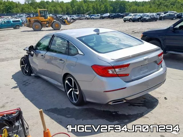 1HGCV2F34JA017294 фото 4