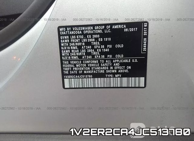 1V2ER2CA4JC513780 фото 10