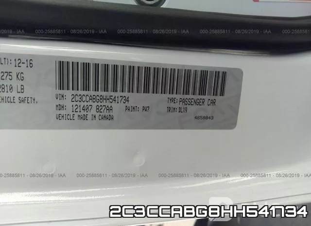 2C3CCABG8HH541734 фото 10