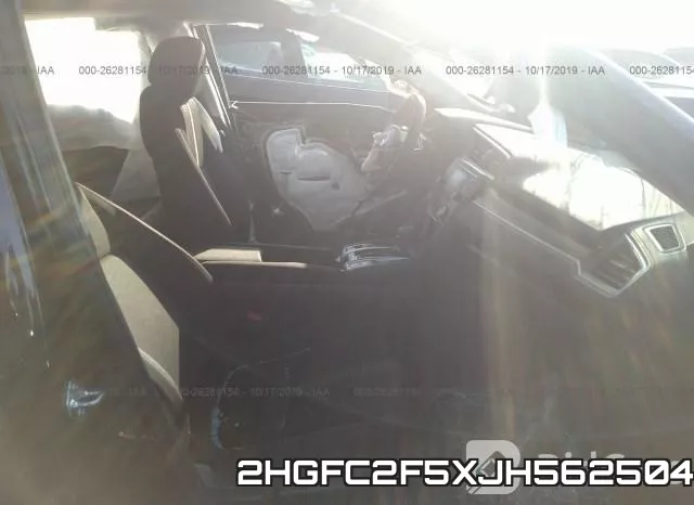 2HGFC2F5XJH562504 фото 6