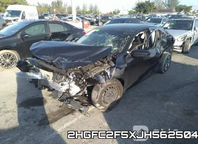 2HGFC2F5XJH562504 фото 7