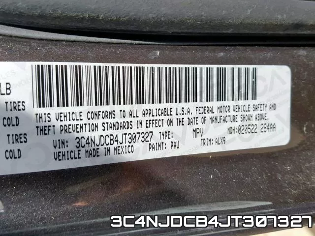 3C4NJDCB4JT307327 фото 2