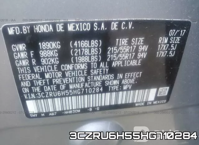 3CZRU6H55HG710284 фото 10
