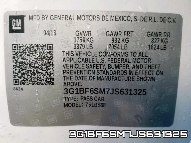 3G1BF6SM7JS631325 фото 2