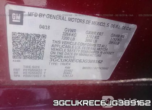 3GCUKREC6JG389162 фото 10