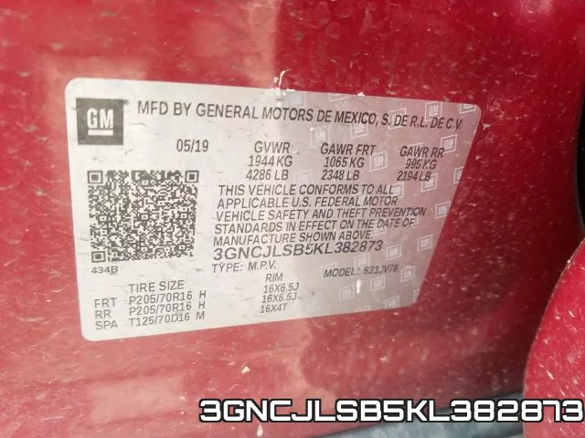 3GNCJLSB5KL382873 фото 2