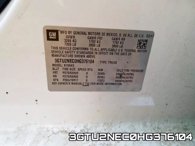 3GTU2NEC0HG376104 фото 2