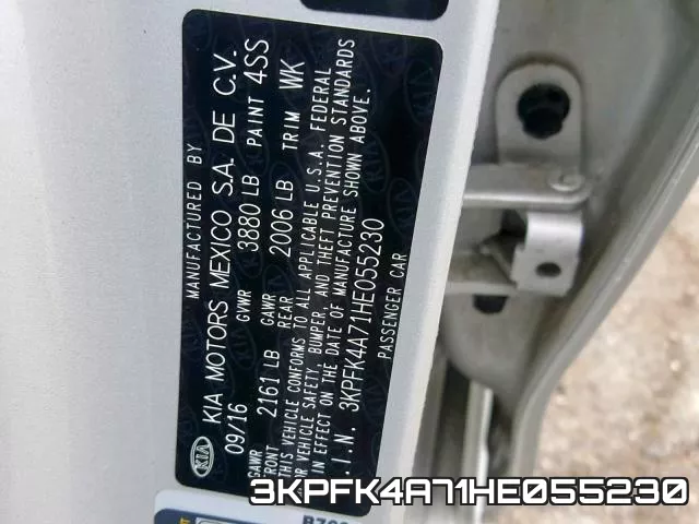 3KPFK4A71HE055230 фото 2