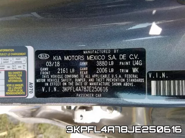 3KPFL4A78JE250616 фото 2